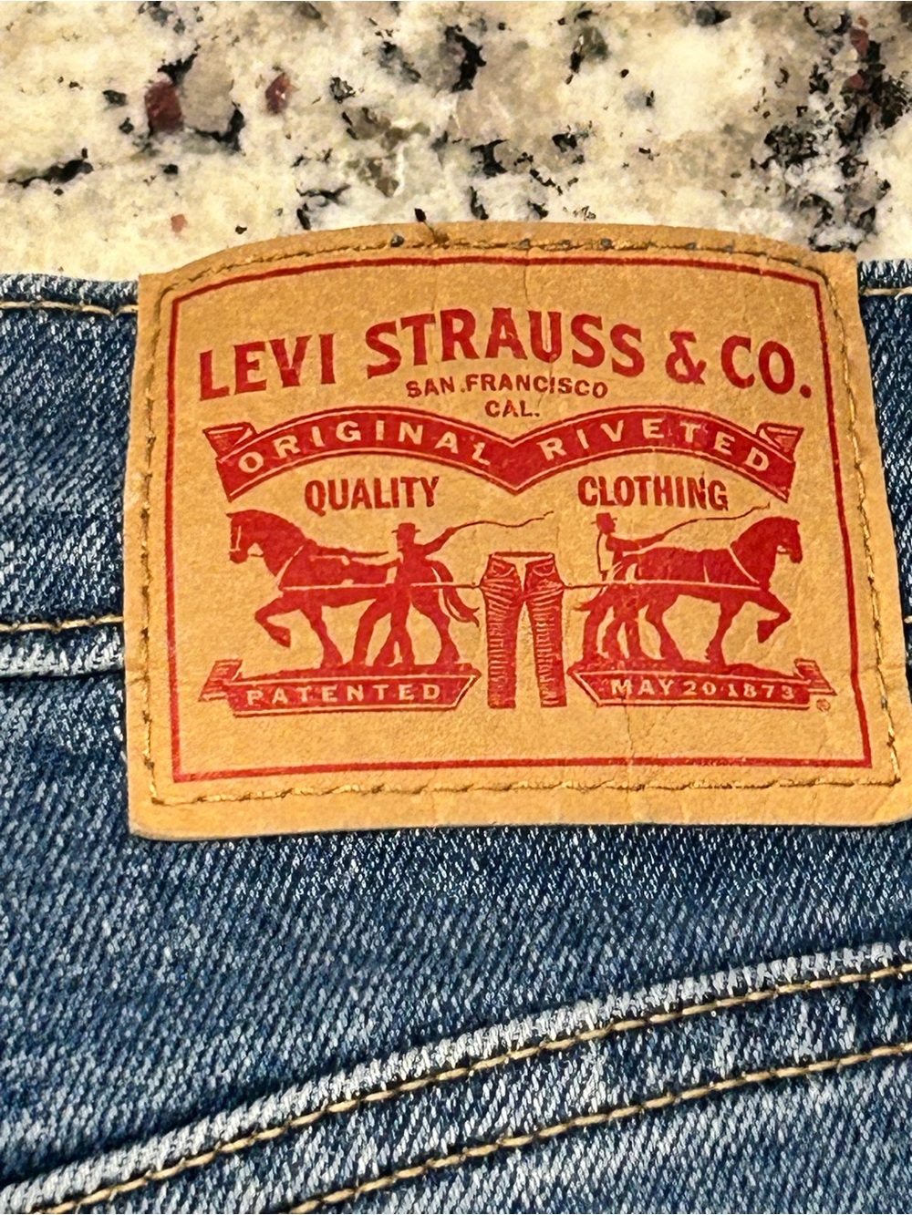 Levi’s Ribcage Boot Cut Button Fly Jeans 26/33 Women’s Denim Casual Retro - Picture 3 of 13